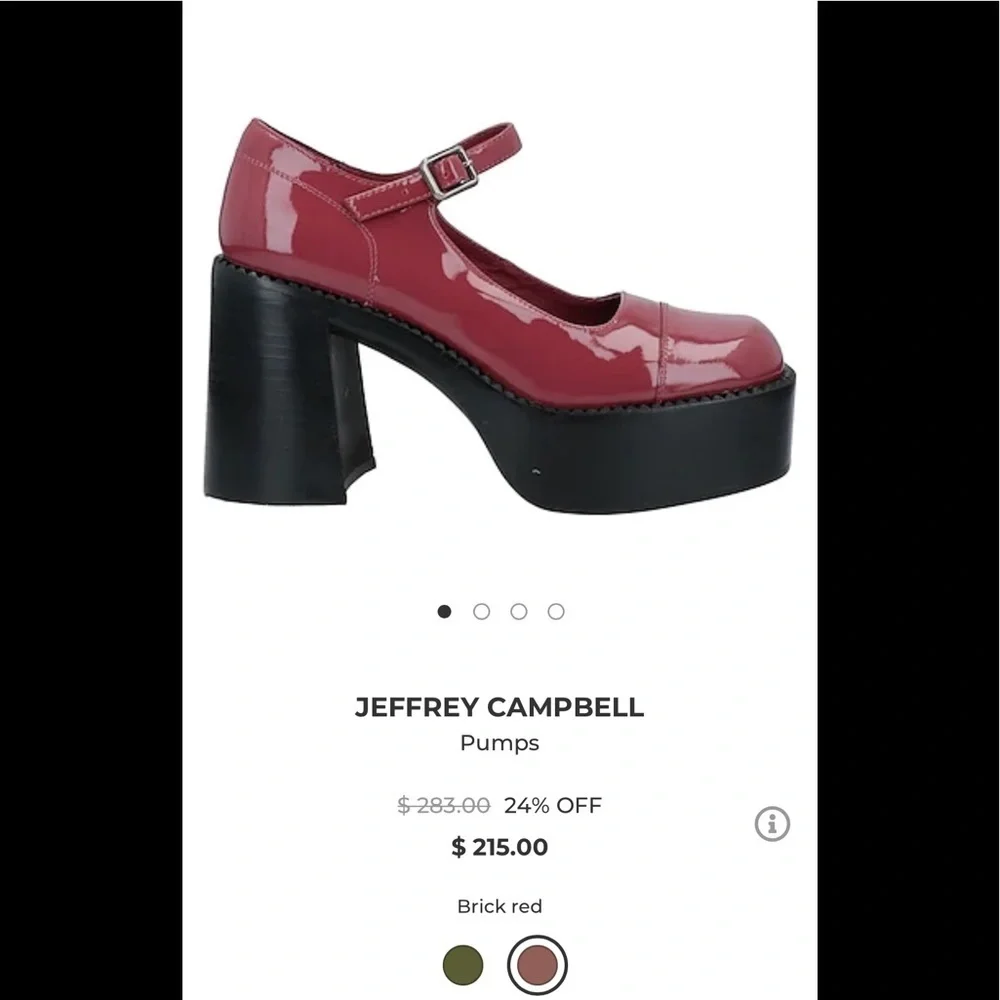 Free People Jeffrey Campbell Pia Platform Mary Janes Size 10 New